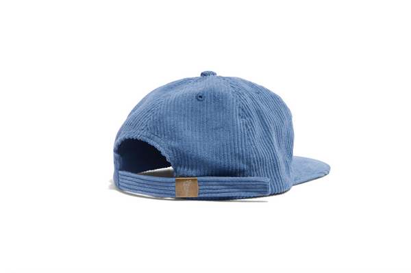 HAT - ADULT - Positive Vibe Warriors - Washed Blue / Cream - Corduroy