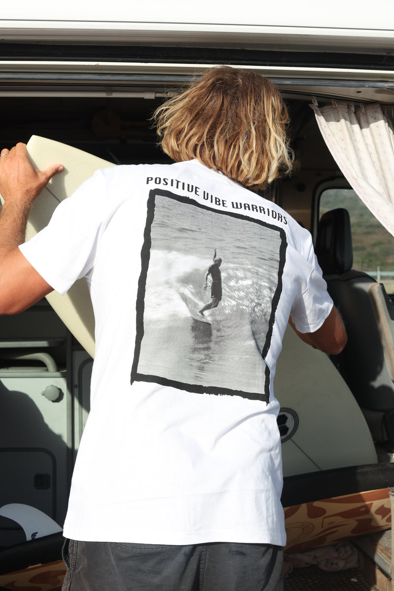 T - Shirt - PVW Heritage Shirt - White / Black