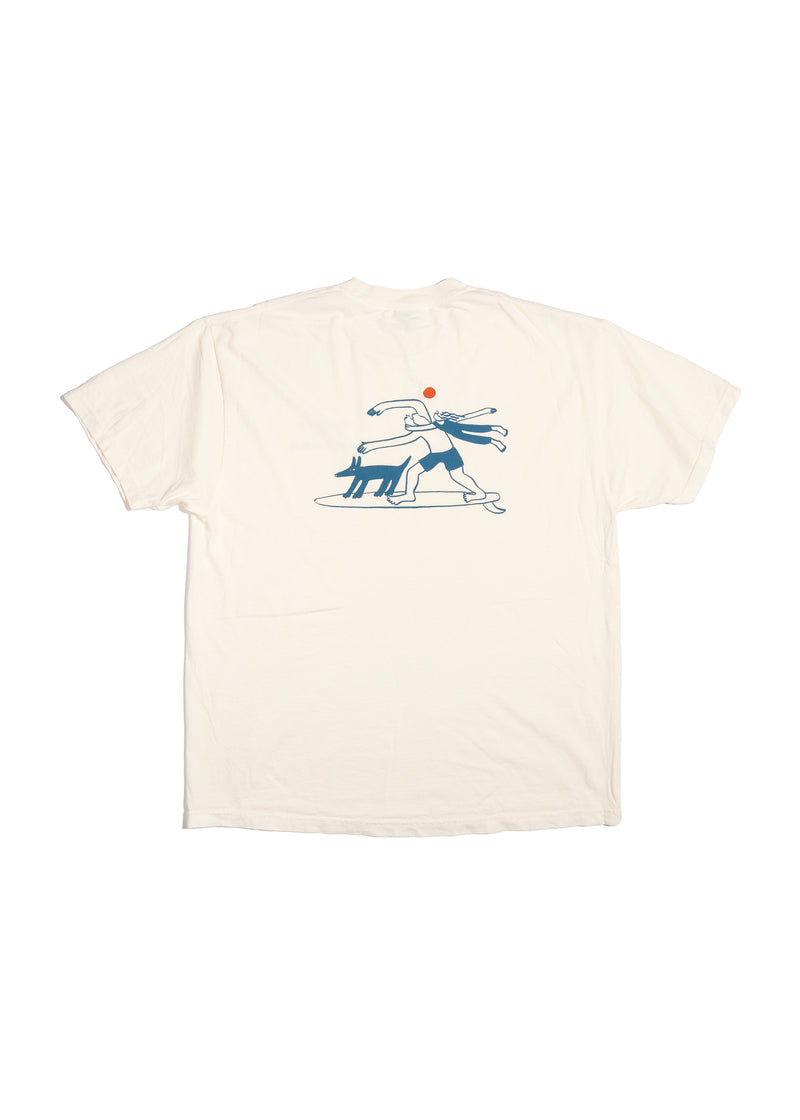 T Shirt - Carpool (graphic) - Cream