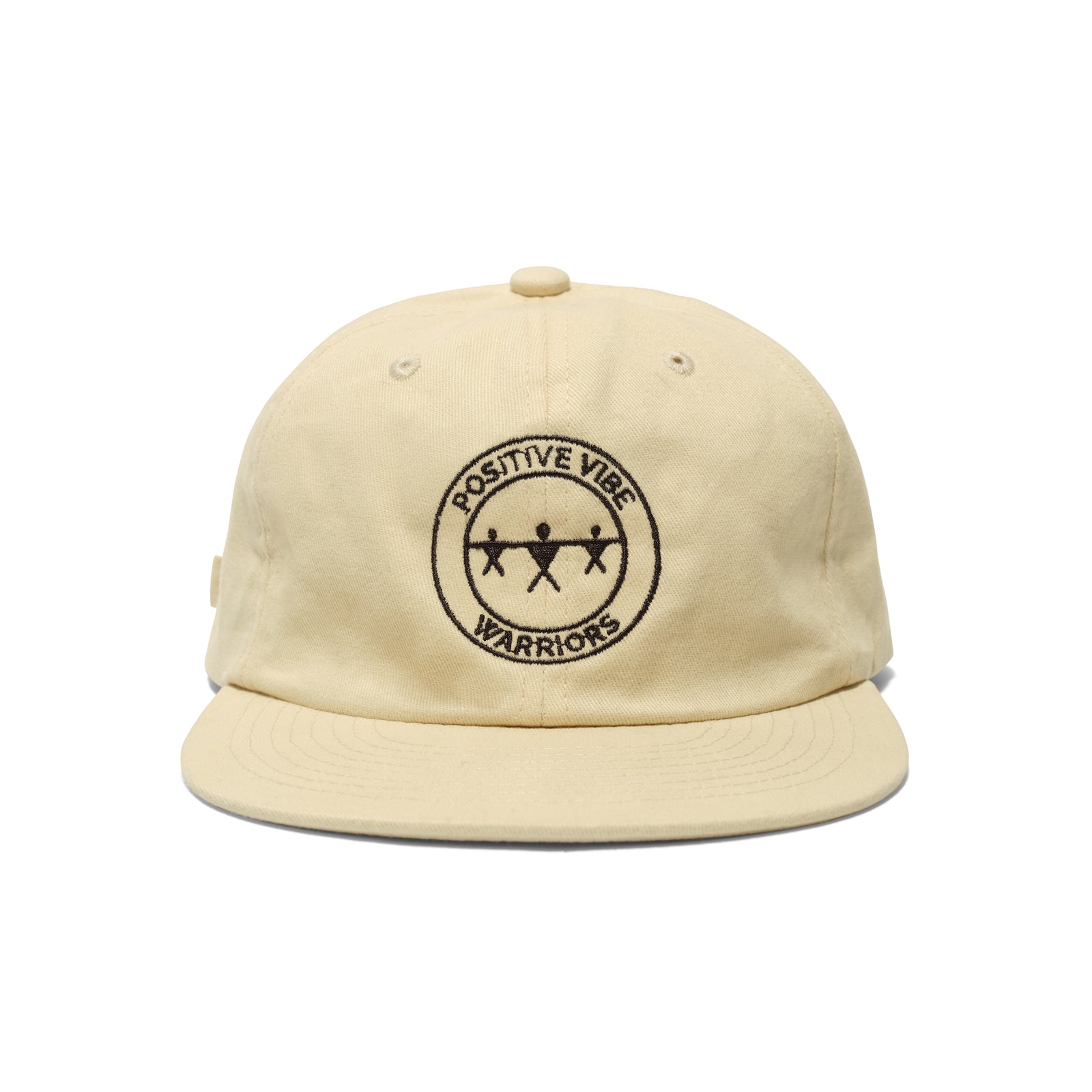 Hat - PVW Classic Logo - Cream / Black – Positive Vibe Warriors
