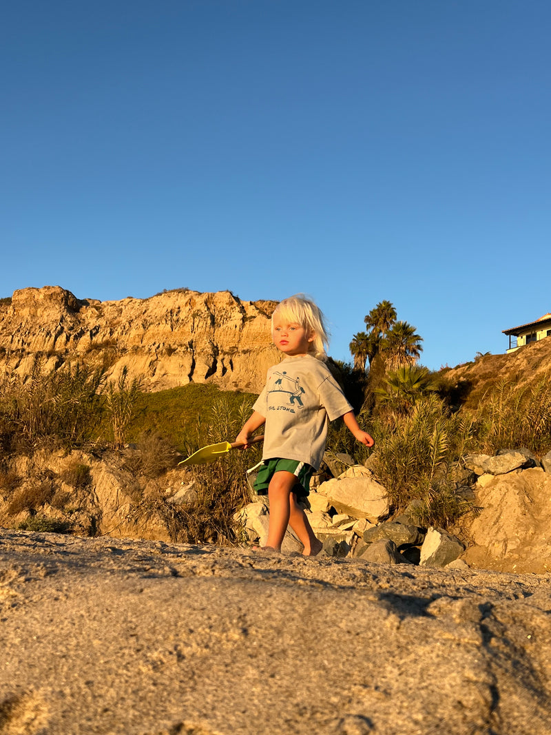 PVW Kids T-Shirt  - Share the Stoke Graphic - Stone