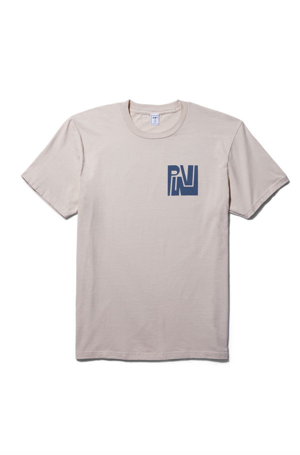 T Shirt - Retro PVW - Cream / Washed Blue